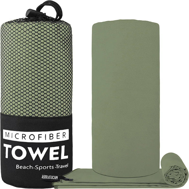 New Microfiber Towel Sports Quick Dry Super Absorbent Camping Towel Ultra Soft Lightweight Gym Swimming Yoga Beach Towel