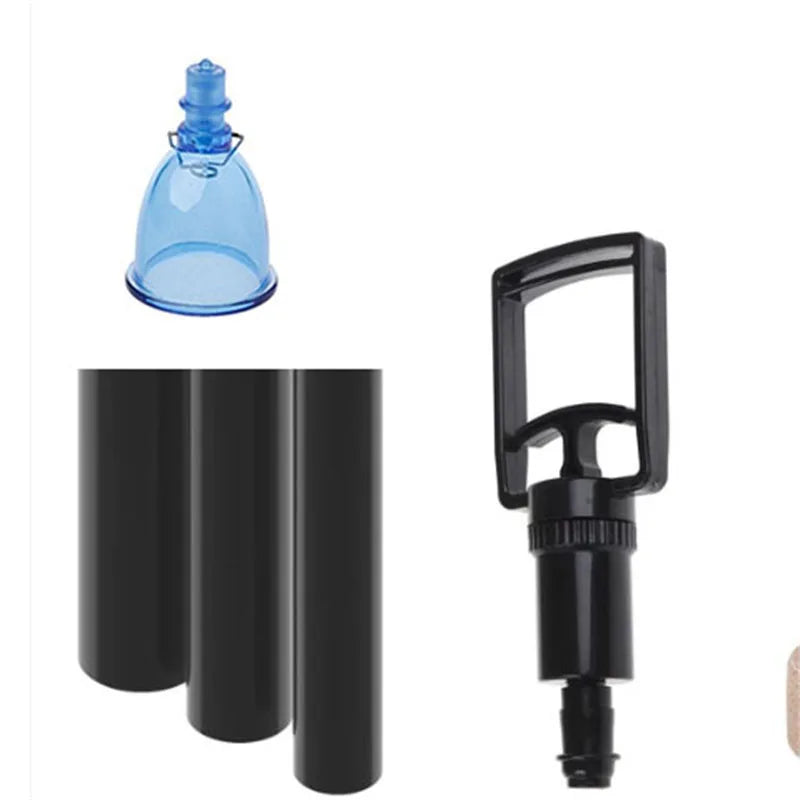 Silicone Sleeve Accessories Men Sex Toys Penis Pump Sleeve Penis Enlargement for Men Sex Toy Vacuum Negative Pressure Ribbed Cup