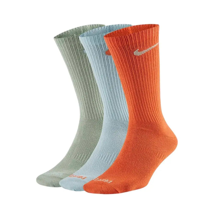 Nike Men's and Women's Anti-Slip Sports Socks (3-Pack) – Soft, Comfortable, Breathable, and Stylish SK0118-010