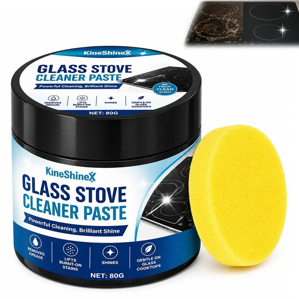 Heavy Duty Stove Oven Cleaner Paste Kitchen Cleaner Concentrated Oil Stain Remover for Range Hood Stove Cookware Cleaning Agent