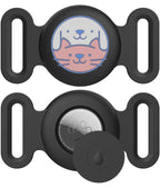 Airtag Dog Collar Holder, [1 Pack] Airtag Holder, Silicone Full Body Covered Protective Air Tag for Pet - Fits All Width