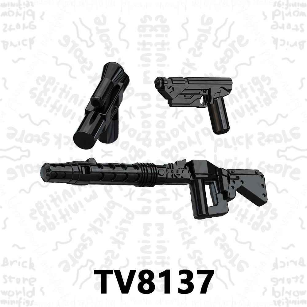 TV6117 TV6118 TV6119 Space War Action Figure Accessories Building Blocks Gift Toys For Children Adult Brick TV6116 TV6115 TV6114