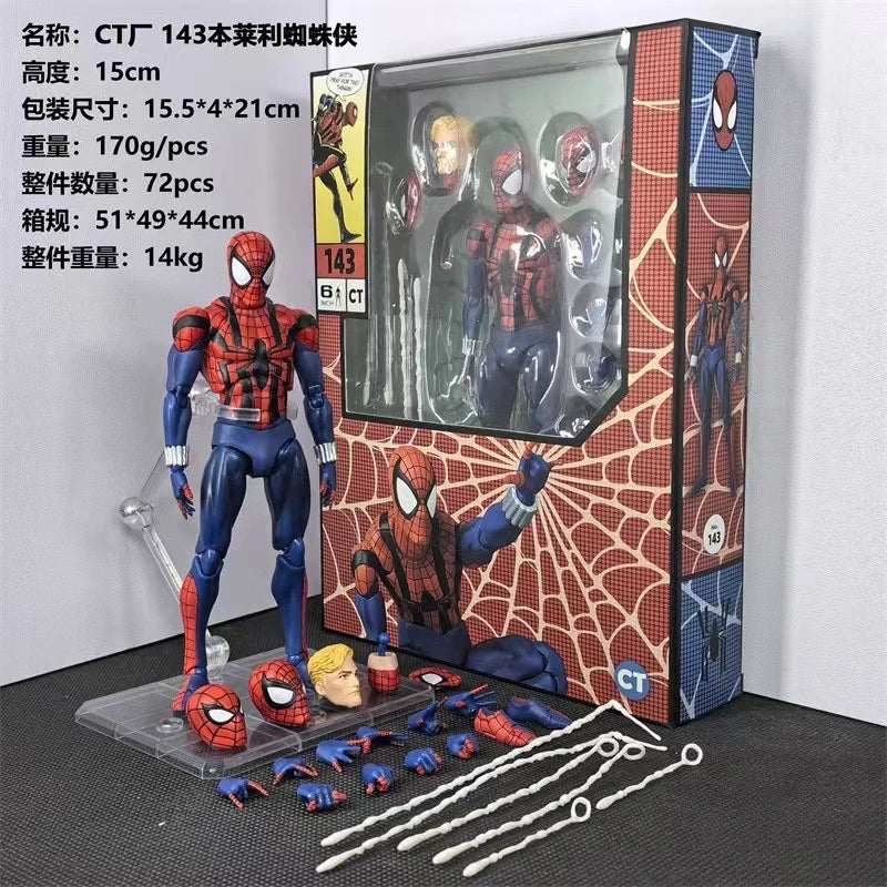 ZD Ct Factory 186 Scarlet Spider Man Amazing Spider-Man Wolverine Comic Version Action Figure Model Doll Ornament In Stock Gift