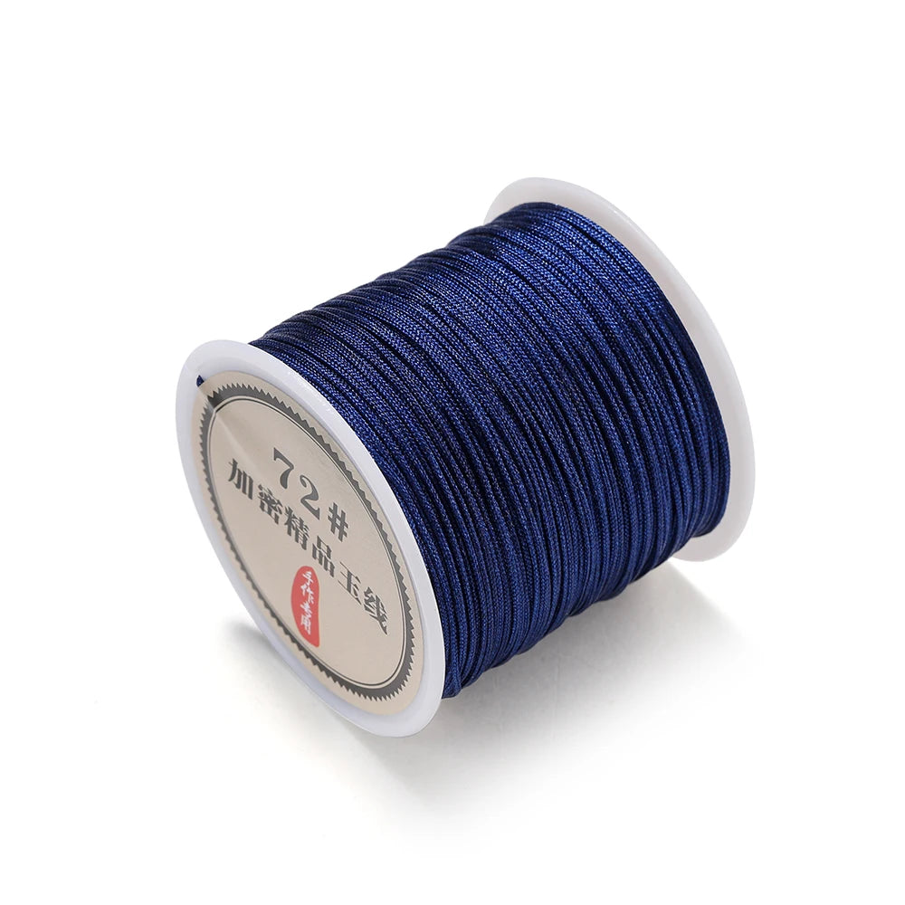 10/50M 0.8mm Nylon Thread Cord Macrame Rope Bracelet Braided String For DIY Tassels Beading String Jewelry Making Accessories