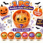1-5PCS Halloween Dumpling Squishy Mystery Box Unicorn Ears Slow Rebound Squeeze Fidget Sensory Stress Relief Novelty Gift