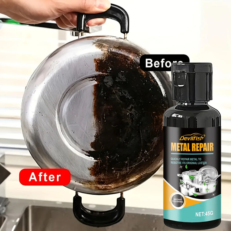 Pot & Pan Cleaning Decontamination Paste Kitchen Blackening Scale Remover Home Metal Polishing Oven Oil Stain Ware Cooktop Cream