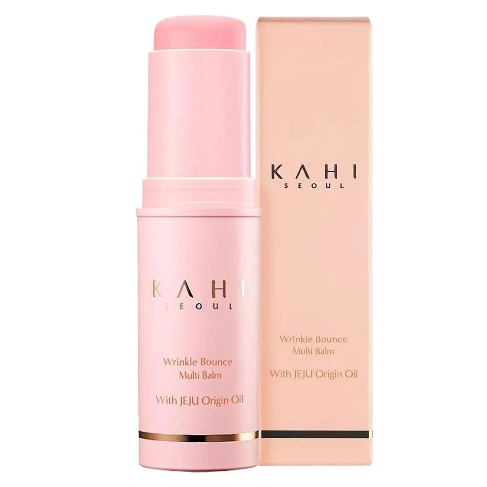 KAHI Wrinkle Bounce Multi Balm Stick 9g Moisturizing Essence Stick PDRN Collagen JEJU Origin Oil Balm Original Korean Face Care