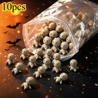 10pcs Mini Mummy Resin Figurines, Tiny Mummy Doll Statues, Micro Landscape Ornaments, Desktop Decor for Halloween Party