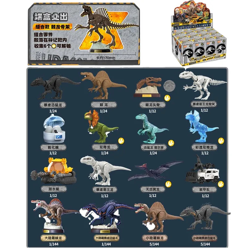 BLOKEES Jurassic World V02 V03 V04 Mosasauridae Jurassic Park Dinosaurs Tyrannosaurs Action Figure Assembled Toys  Birthday Gift
