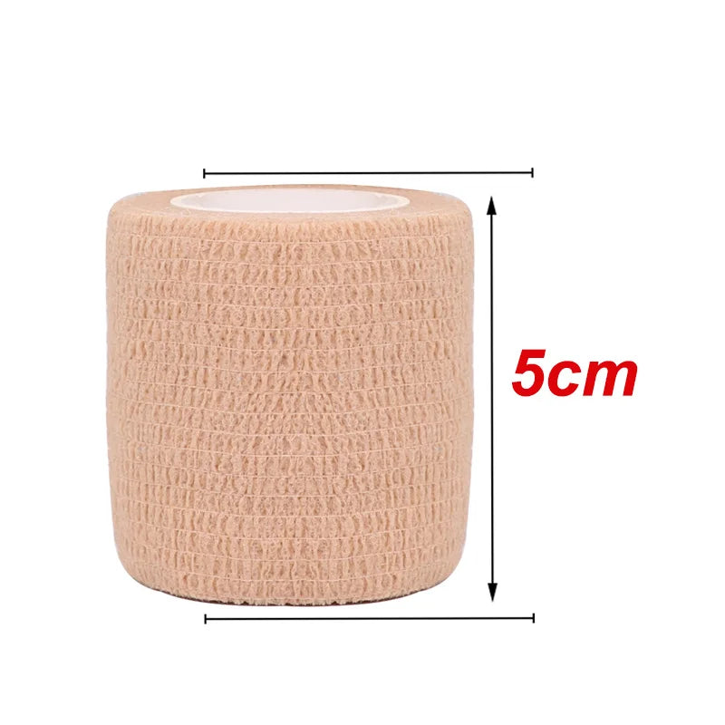 COYOCO Colorful Self Adhesive Elastic Bandage 4.8m Sports Wrap Tape For Knee Support Pads Finger Ankle Palm Pet Tattoo Wrist