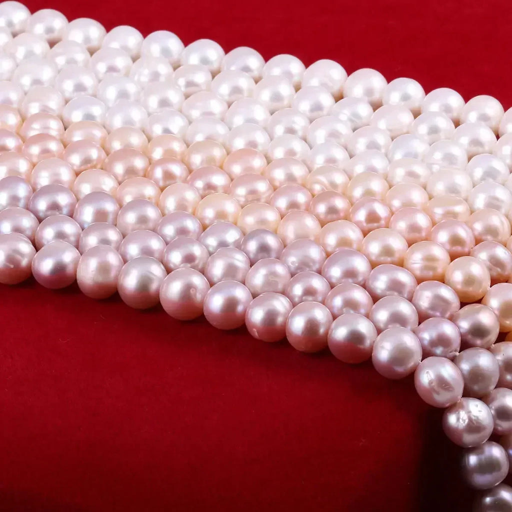 Natural Freshwater Non Nuclear Pearl Isolation Near Round Bead For Jewelry Making DIY Bracelet Necklace Sexy Shopping Accessorie
