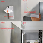 LEJIADA New 16:9 Anti-Light Easy Installation Free Projector Screen Metal Grey Portable ±30° Wide Viewing Angle Home 60-133 Inch