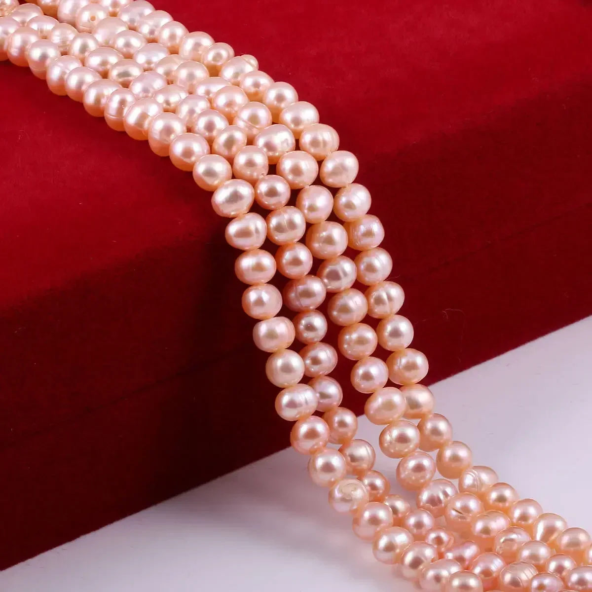 Natural Freshwater Non Nuclear Pearl Isolation Near Round Bead For Jewelry Making DIY Bracelet Necklace Sexy Shopping Accessorie
