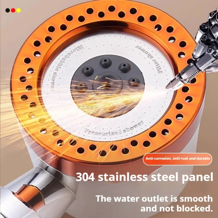 5 Modes Bathroom Shower Head Portable High Pressure Powerful Rain ShowerHead Explosion-proof and Drop-proof Universal Shower Set