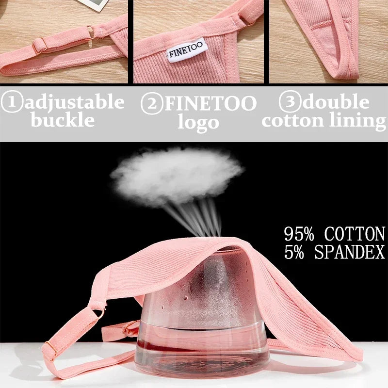 5Pcs Women's Cotton Adjustable Waist Panties Sexy Thongs G-String Solid Color Seamless Intimate Female Underpants Lingerie S-XL