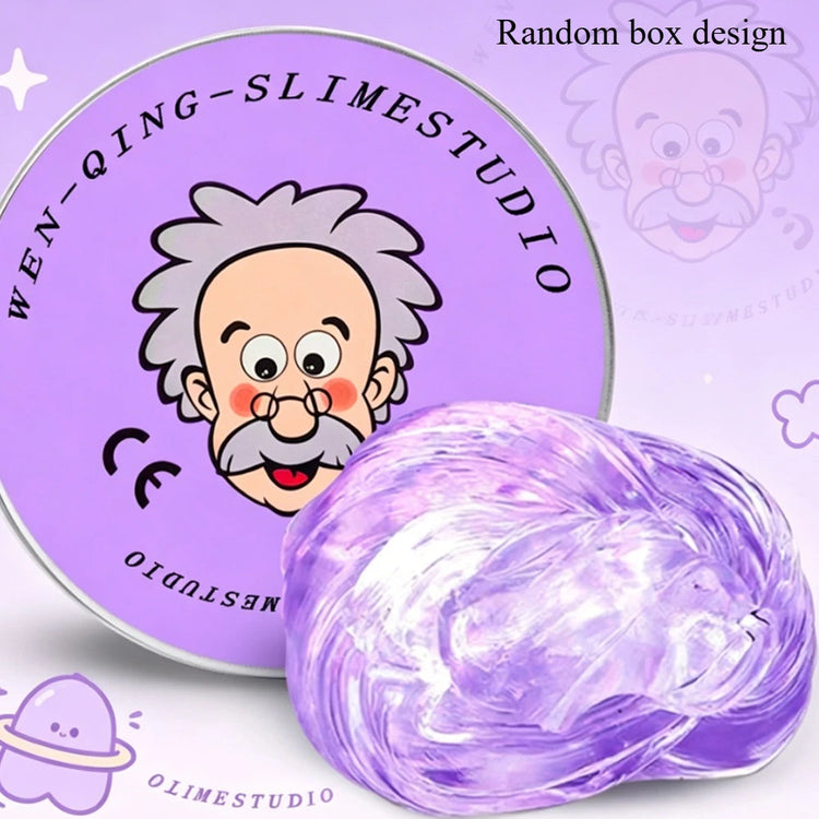 New Stress Relief Toys Old Man Liquid Squishy Transparent Crystal Slime Fluffy Foam Putty Kids Safe Bouncy Stretchy Color Slime