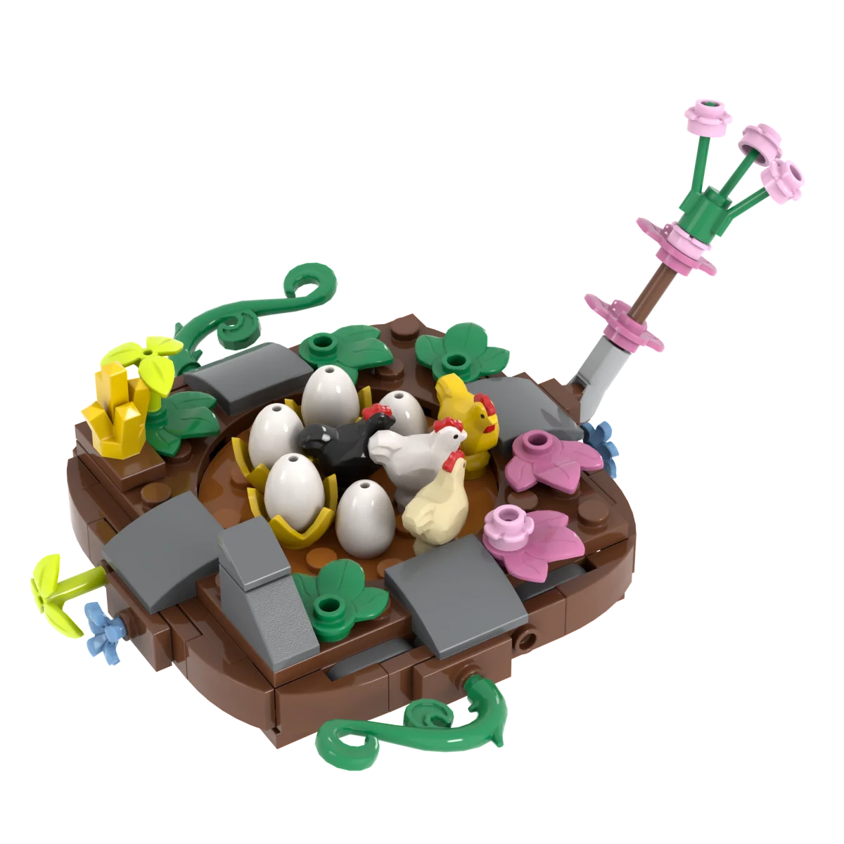 Jurassic Dinosaur Nest Baby Building Blocks Toys Collection Souvenir Gift Birthday Jurassic Rex Raptor