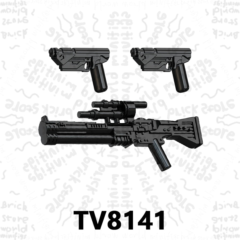 TV6117 TV6118 TV6119 Space War Action Figure Accessories Building Blocks Gift Toys For Children Adult Brick TV6116 TV6115 TV6114