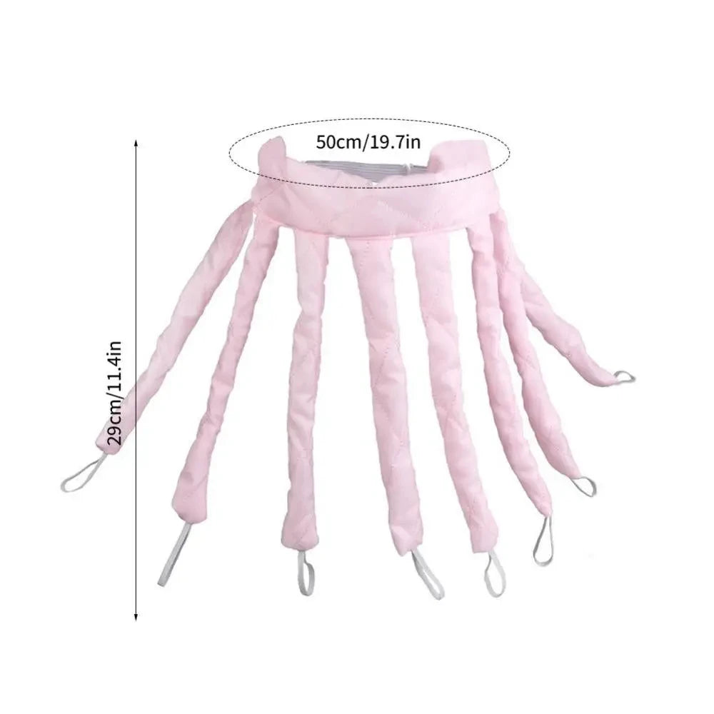 Heatless Curling Rod Headband for Lazy Hair - Silk Ribbon Soft Wave Formers for Sleeping No Heat Curls