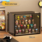 1/2/4 pcs Containerized Designs Acrylic Organizer for Collectible Figures High Definition Transparent Miniature Display Case
