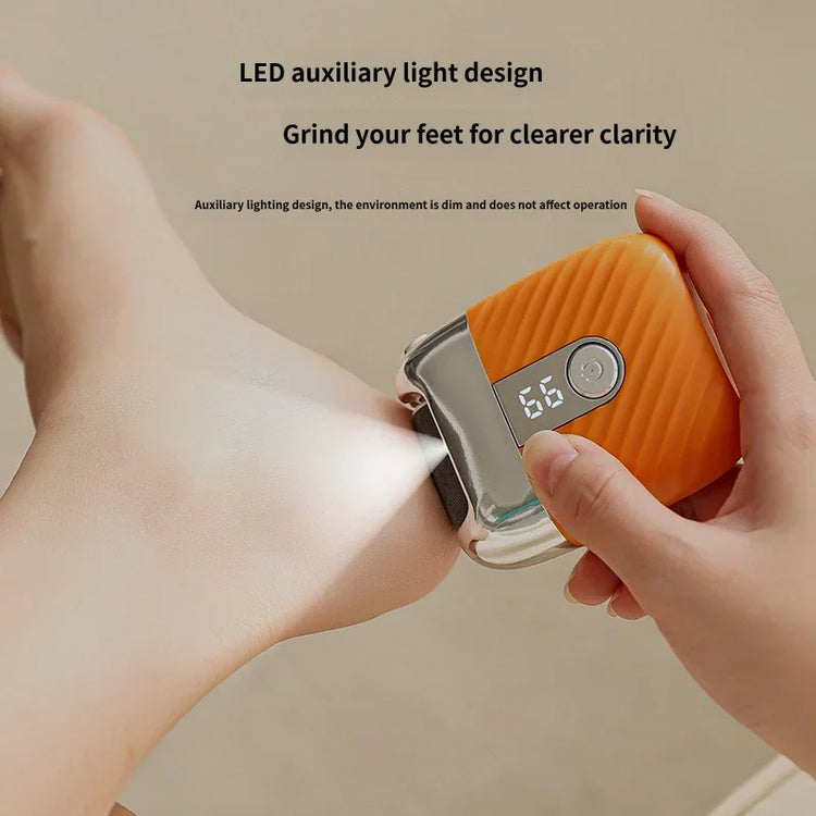 New Electric Foot Grinder Fully Automatic Rechargeable Compact Foot Care Tool for Removing Calluses And Dead Skin
