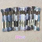 100% Cotton High Quality Cross Stitch Floss Embroidery Thread  Cross Stitch Embroidery Hand Knitting Sewing Weaving 8m 447 Color