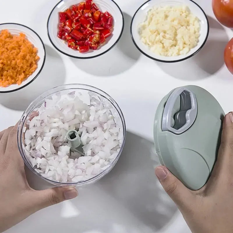 1pc, Vegetable Cutter, Multifunctional Garlic Masher, Manual Food Chopper, Vegetable Chopper, Creative Garlic Crusher, Meat Mash