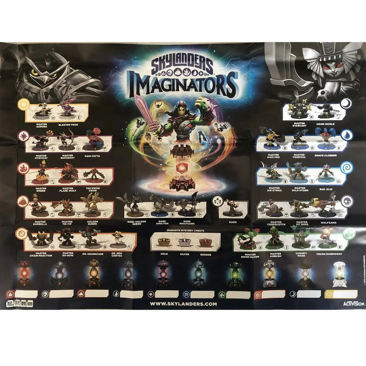 Skylander Imaginator Game Console Chip Spyro Dragon Imaginit Chests Collection Doll Toys Gifts