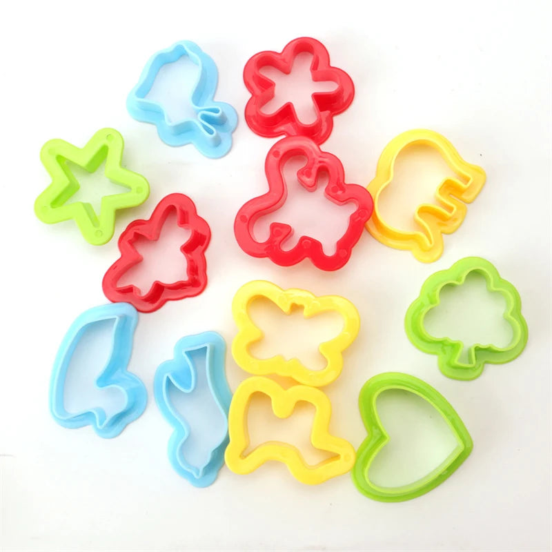 Children DIY Plasticine Mold Modeling Clay Accessories Playdough Tool Kit Plastic Set Knife Mold Kids Educational Toys Gifts