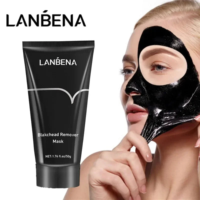 LANBENA Remove Blackhead Mask Shrinking Pore Deep Cleaning Mask Improve Rough Skin Acne Treatment Skin Brighteing Care Beauty