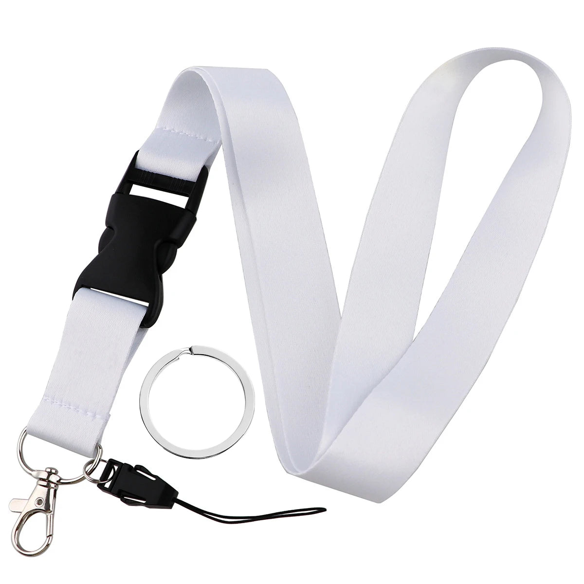 Fashion Mobile Phone Lanyard Pure Color Neck Strap Credencial Teacher Lanyard For Keys Id Card Holder Pass Key Ring Accessories