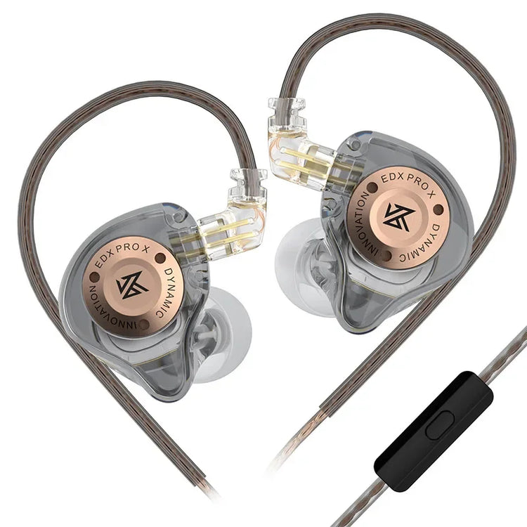 KZ EDX PRO X Dynamic Drive Earphone HIFI Bass Earbud Sport Music Cancelling Headsets KZ EDX PROX ZSTX ZSN PROX EDC EDA ZVX