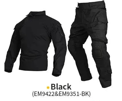 Tactical E3  Uniform Sets NEW Mens Camouflage Suits Outdoor Hunting Shirt Pants Tops Duty Cargo Trouser AOR1