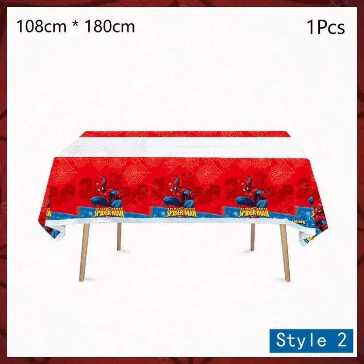 Spiderman Birthday Party Decorations Set Disposable Tableware Napkins Cup Plate Spidey and His Amazing Friends Birthday Supplies
