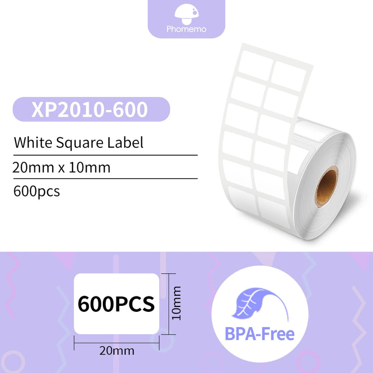 Phomemo Label Printer M110 Label Maker Barcode Label Printer for Address, Barcode, Clothing, Photo,Logo,Jewelry,Retail,Business