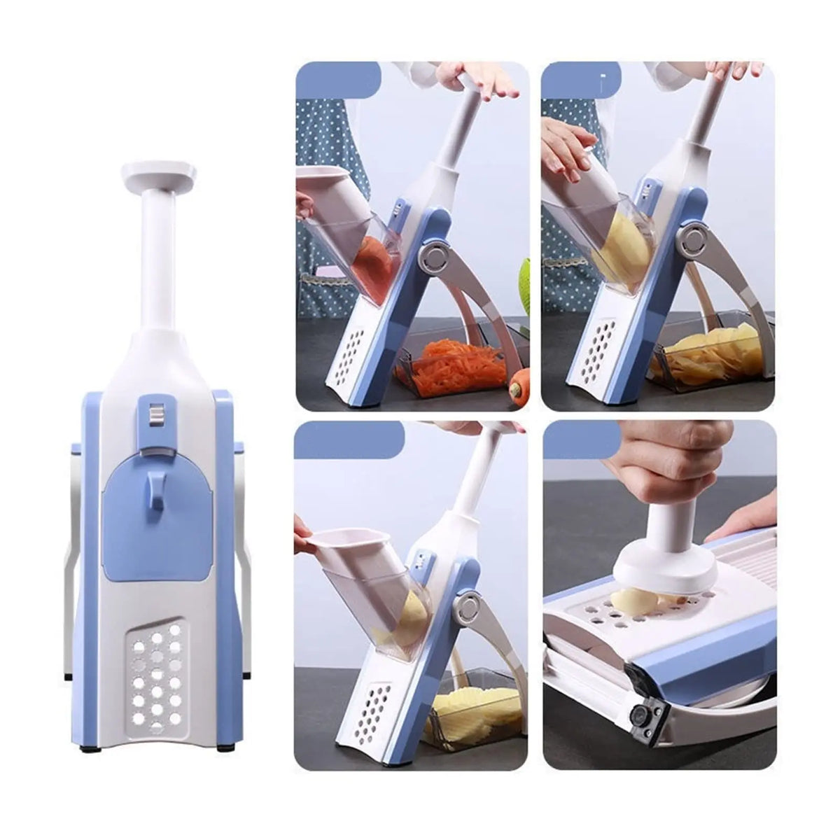 5 in 1 Multifunctional Vegetable Cutter Household Kitchen Radish Grater Slicer Shredded Garlic Cutter Kitchen Tools Accessories