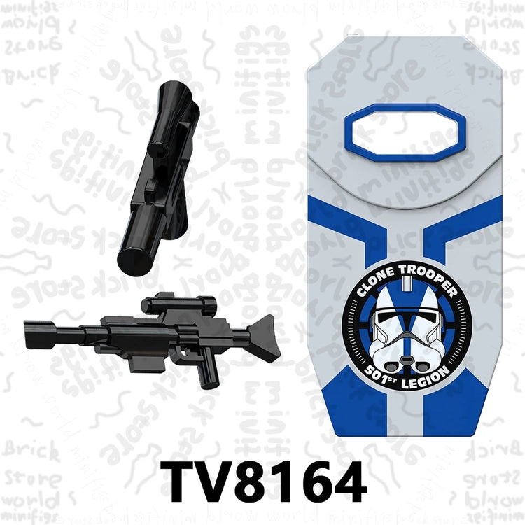 TV6117 TV6118 TV6119 Space War Action Figure Accessories Building Blocks Gift Toys For Children Adult Brick TV6116 TV6115 TV6114