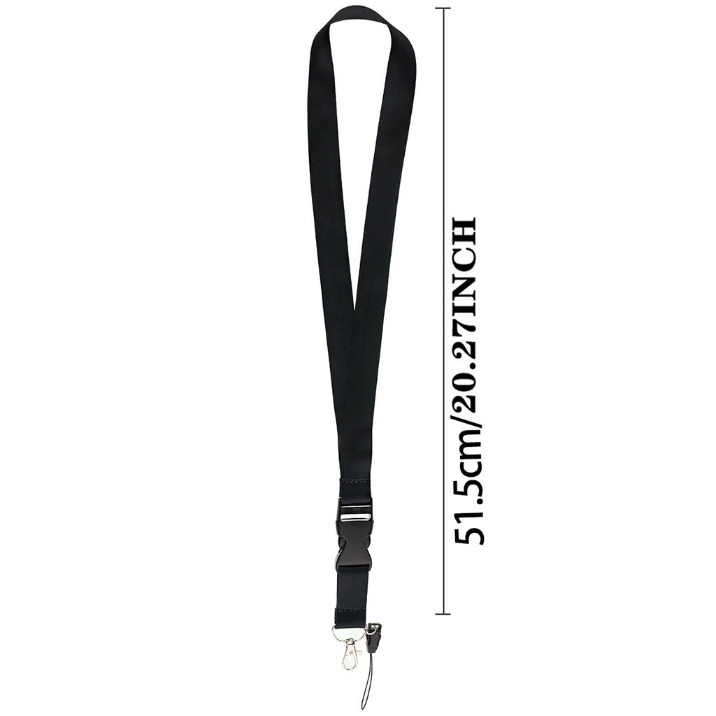 Fashion Mobile Phone Lanyard Pure Color Neck Strap Credencial Teacher Lanyard For Keys Id Card Holder Pass Key Ring Accessories