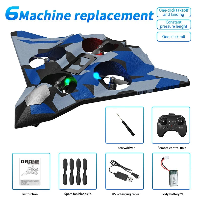 Cross-border Hit CZ36 Remote Control Foam Airplane, Drone Hovering Flight Fighter, Fixed Height Rolling Stunt Toy