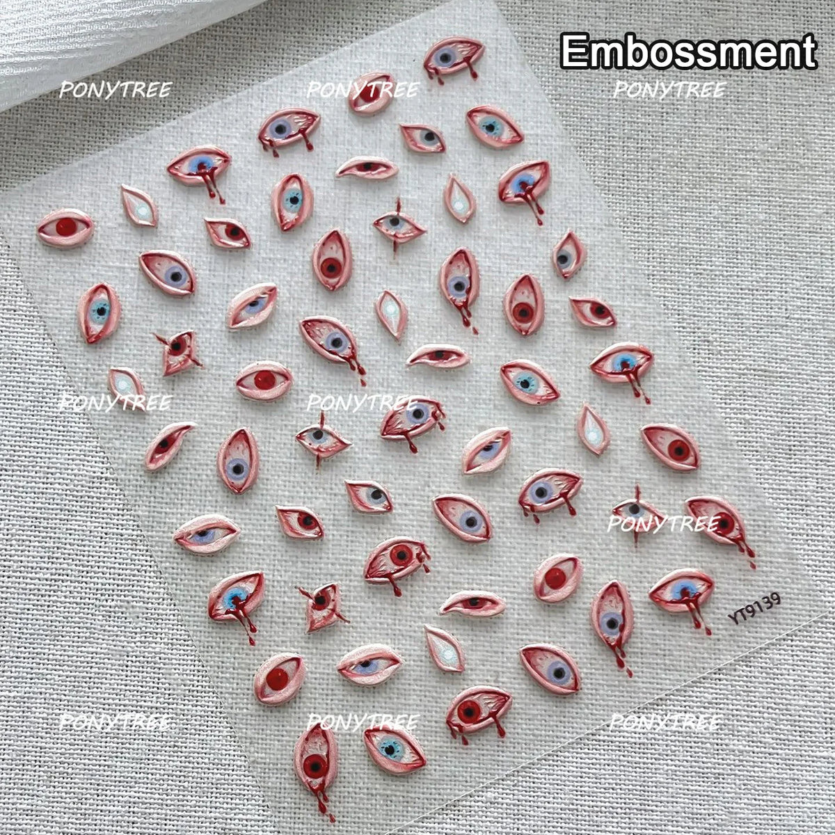 Wicked Pumpkin Expression Horror Face Dark Halloween Metallic Flat Cute Spooky Adhesive Nail Charms Art Sticker Manicure Decals