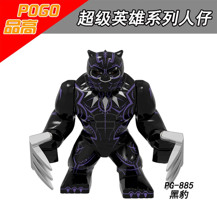 8cm Superhero Building Blocks Avengers Character Venom Model Character Set Building Blocks Toy Boys and Girls Birthday Gifts