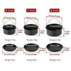 6/7/8 Inch Non-Stick Cake Pan Air Fryer & Oven Safe Mold with Handles Multi-Use Bakeware for Pizza/Cakes/Desserts Baking Tray