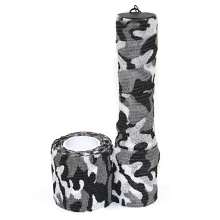 Tactical Camo Tape Hunting Self-Adhesive Wrap Stretch Bandage Outdoor Gear Concealment Cylindrical Object Protection Accessories