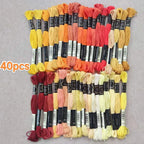 100% Cotton High Quality Cross Stitch Floss Embroidery Thread  Cross Stitch Embroidery Hand Knitting Sewing Weaving 8m 447 Color