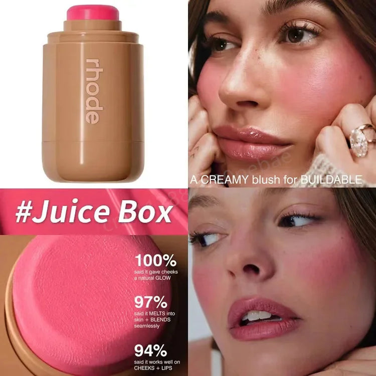 Skin Pocket Bronzer Stick Cream Contour Bronzing Balm Buildable Natural Warm Blush Shade Waterproof Long Lasting Face Makeup