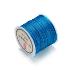 10/50M 0.8mm Nylon Thread Cord Macrame Rope Bracelet Braided String For DIY Tassels Beading String Jewelry Making Accessories