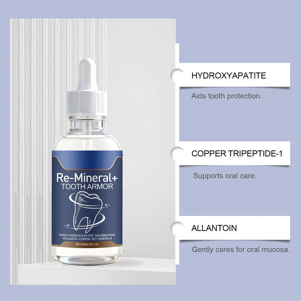 60ml Tooth Armor Liquid Enamel Cavity Defense Drops Whitening & Sensitivity Relief Daily Oral Care 2026