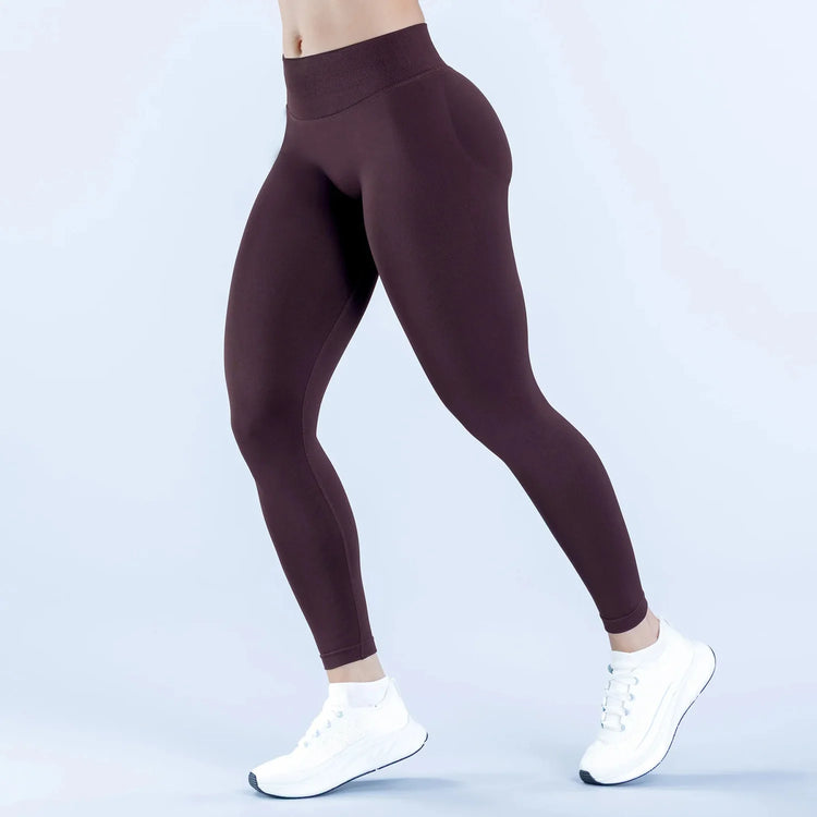 DFXEN Logo Women High Waisted Seamless Yoga Leggings Tummy Control Scrunch Butt Gym Fitness Workout Running Sports Pants