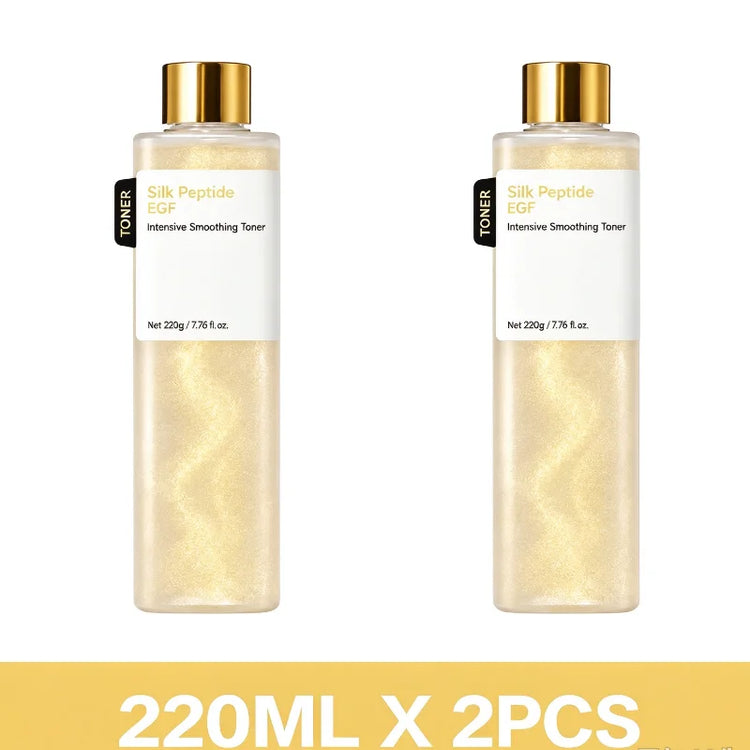 EGF Silk Peptide Toner 220g Hydrate Facial Essence Water Revitalize Improve Rough Skin Revitalize Refreshing Non-sticky Texture