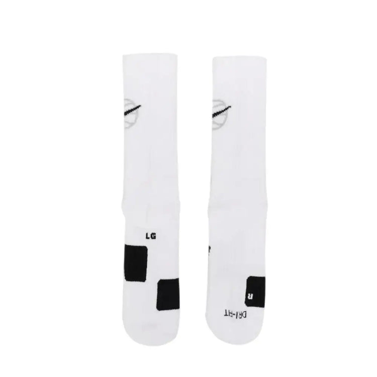 Nike EVERYDAY CREW: Stylish, comfortable, slip-resistant, and durable unisex soft basketball socks (3-pack)  DA2123-100